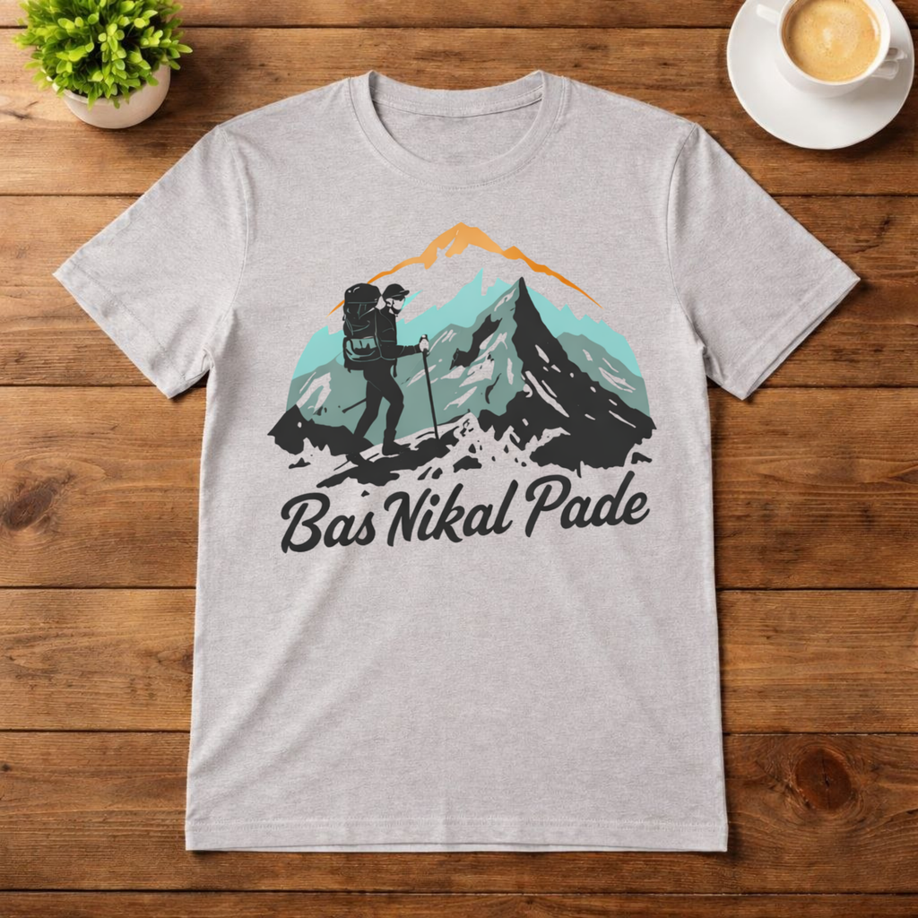 Bas Nikal Pade Wanderlust T-Shirt for Men & Women